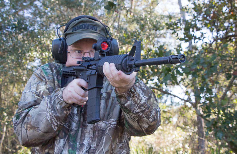 Military officer Shooting AR-15 | Aero Precision AC-15