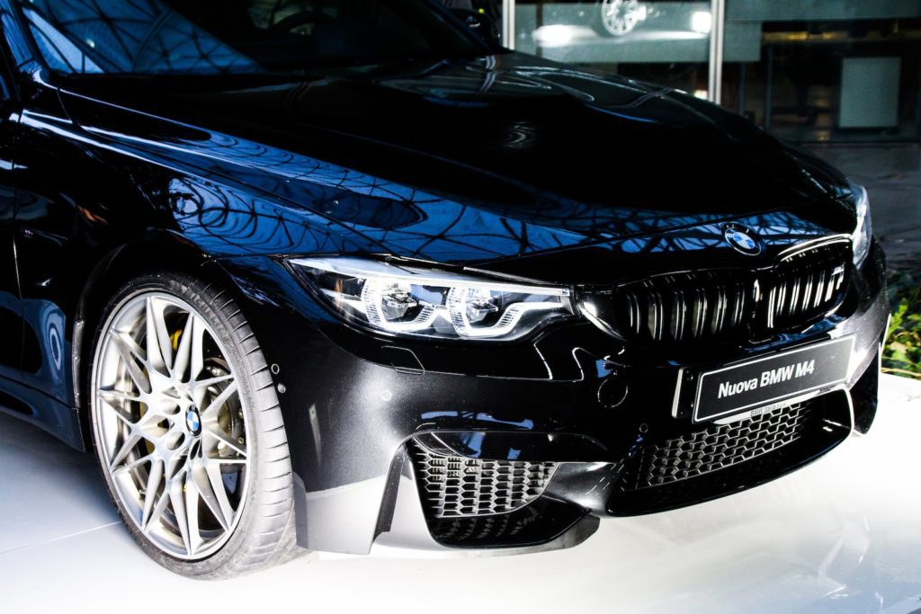 black BMW M3 coupe