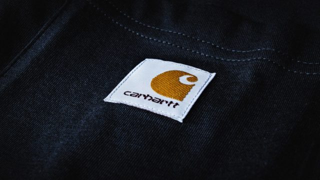 black and white carhartt textile