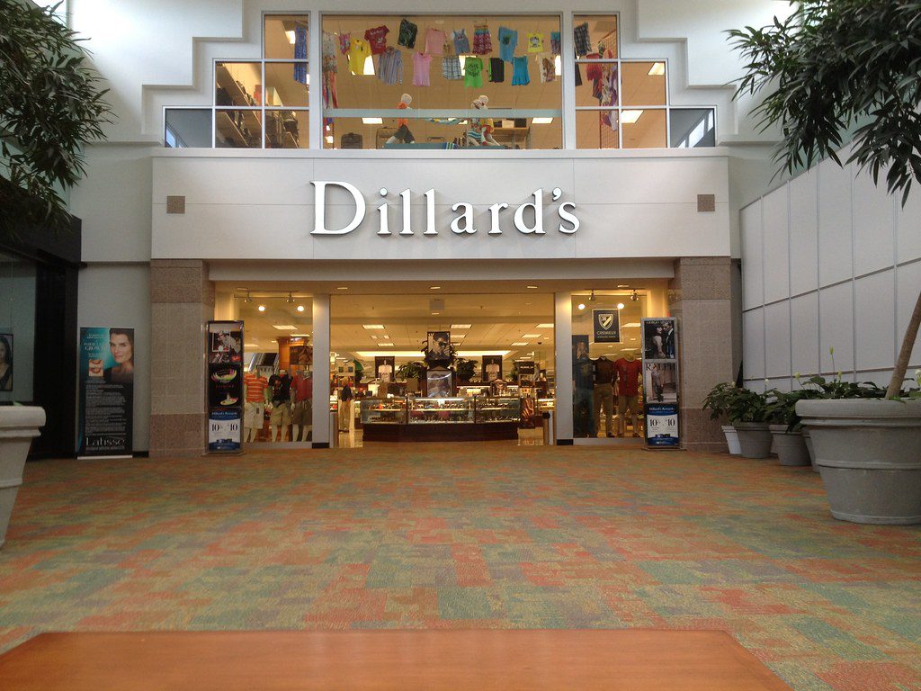Dillards in the Asheville Mall